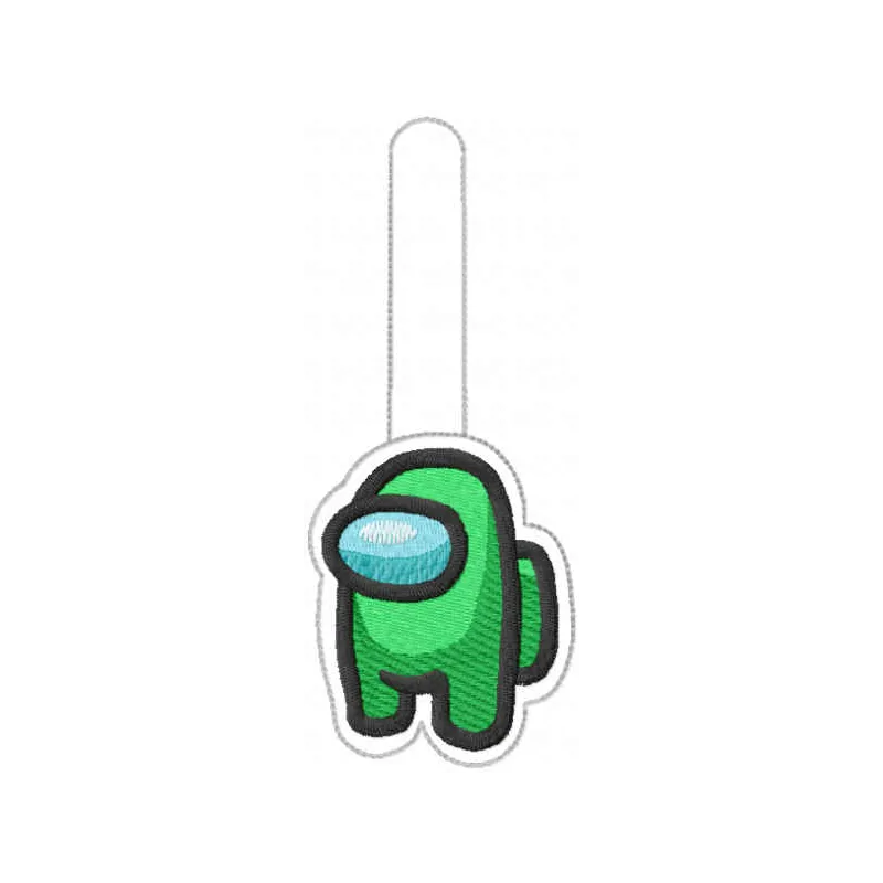 Snap Tab Among Us Crewmate Design | Gaming Embroidery