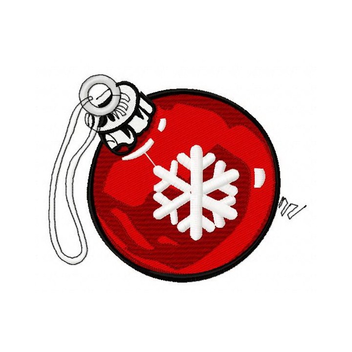 Christmas ball 2 embroidery design - Embroidery Design