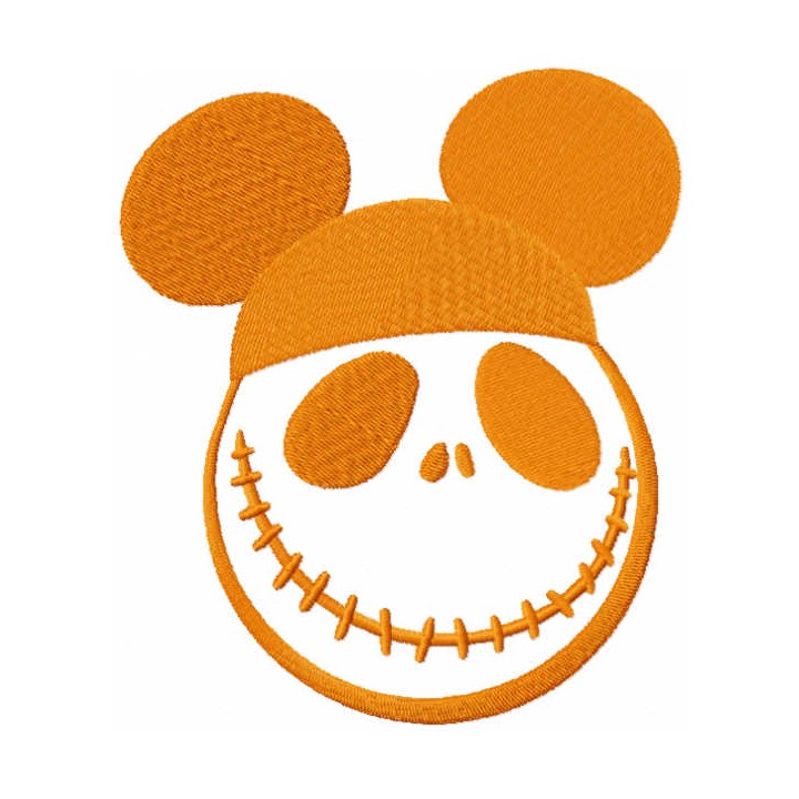 Mickey hat skellington embroidery design - Embroidery Design