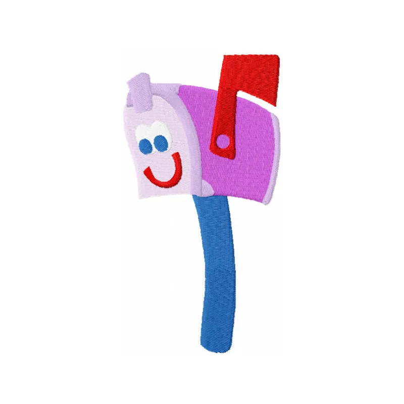 Blues Mailbox Stitching Pattern | Kids Character Design