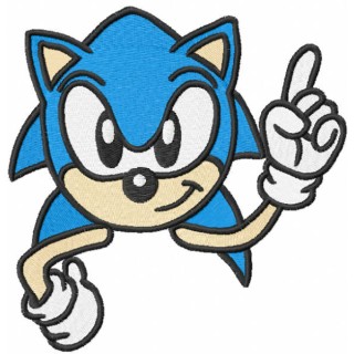 I'am Sonic embroidery design - Embroidery Design