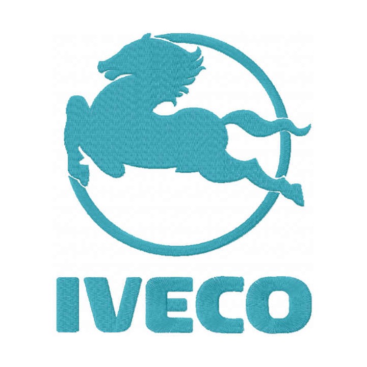 Iveco full logo embroidery design - Embroidery Design