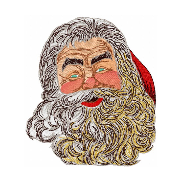 Santa time embroidery design - Embroidery Design
