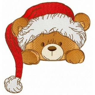 Christmas Eve for teddy bear embroidery design - Embroidery Design