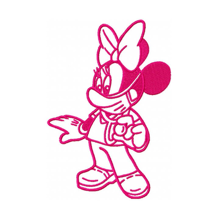 Medic Minnie embroidery design - Embroidery Design