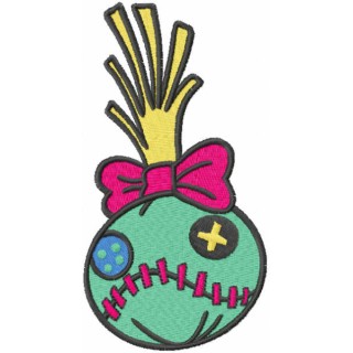 Scrump head embroidery design - Embroidery Design