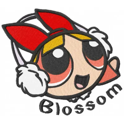 Cute Winter blossom embroidery design - Embroidery Design