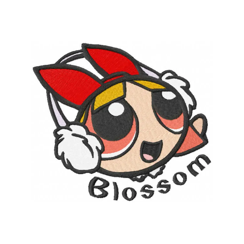 Cute Winter blossom embroidery design - Embroidery Design