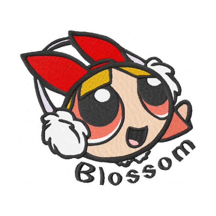 Cute Winter blossom embroidery design - Embroidery Design