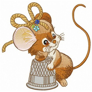 Mouse the tailor embroidery design - Embroidery Design
