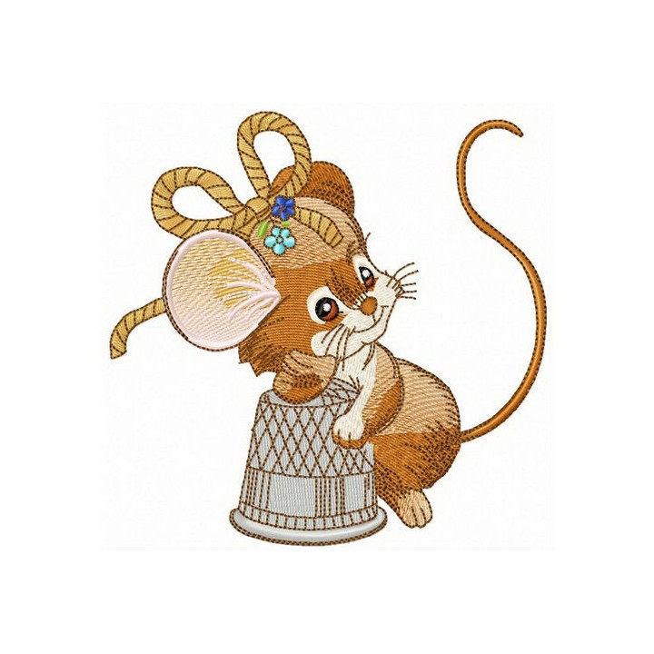 Mouse the tailor embroidery design - Embroidery Design