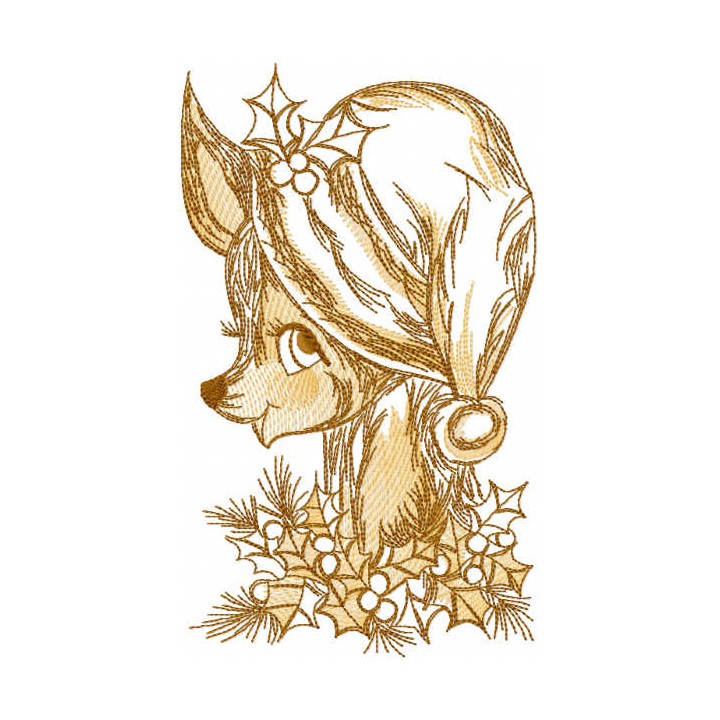 Christmas cutie embroidery design - Embroidery Design