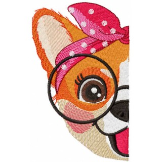 Love my glasses embroidery design - Embroidery Design