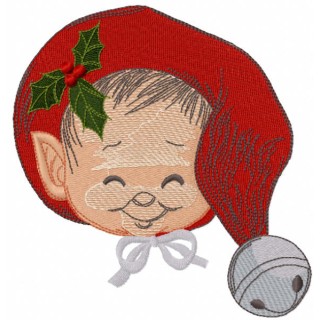 Baby elf embroidery design - Embroidery Design