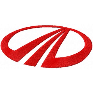 Mahindra sign embroidery design - Embroidery Design
