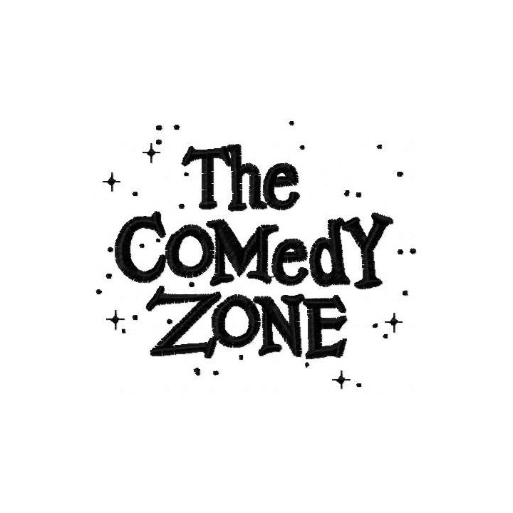 The Comedy Zone logo embroidery design - Embroidery Design