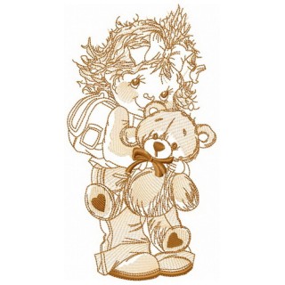 I don't want to part with you embroidery design - Embroidery Design