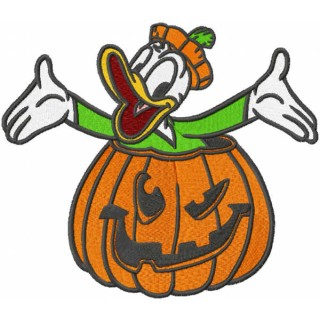 Halloween Donald duck embroidery design - Embroidery Design