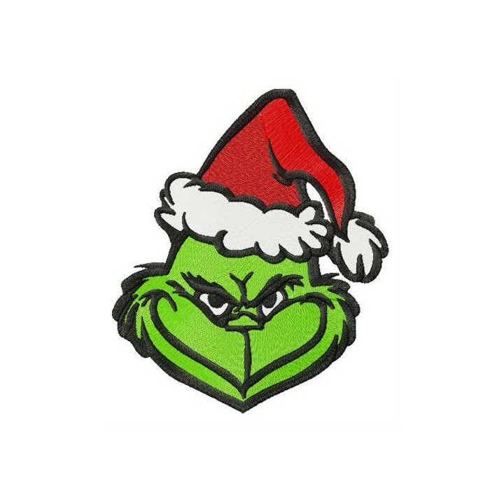 Snide Grinch embroidery design - Embroidery Design