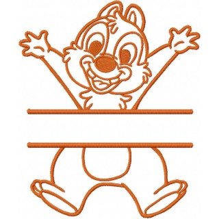 Dale monogram embroidery design - Embroidery Design