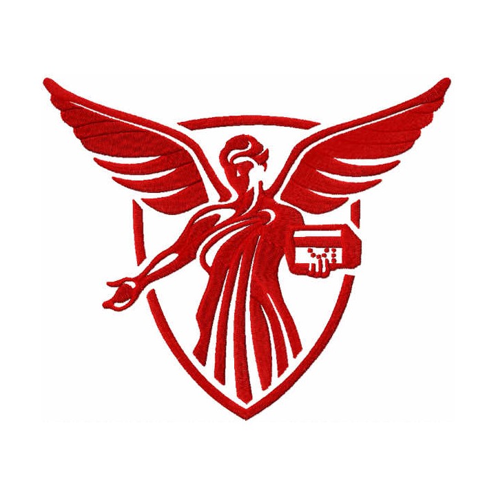 Ball State Beneficencoe Statue Logo embroidery design - Embroidery Design