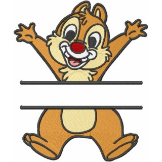 Happy Dale monogram embroidery design - Embroidery Design