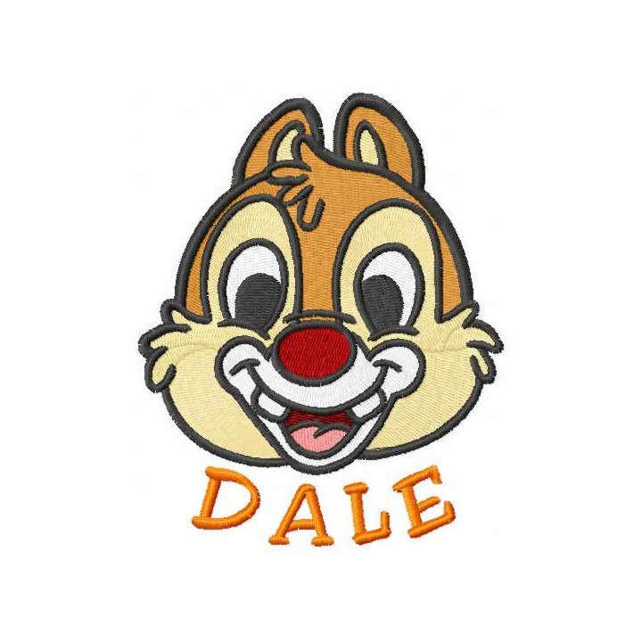 Dale muzzle embroidery design - Embroidery Design