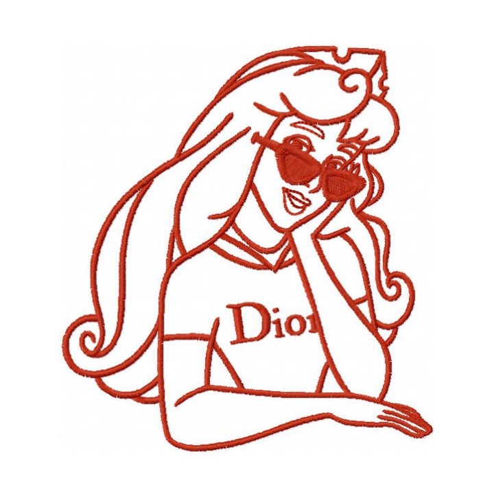 Dior Aurora embroidery design - Embroidery Design