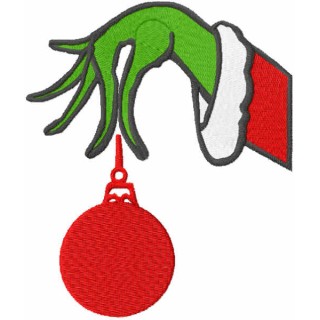 Grinch hand embroidery design - Embroidery Design