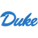 Duke Wordmark Script Stitching Pattern