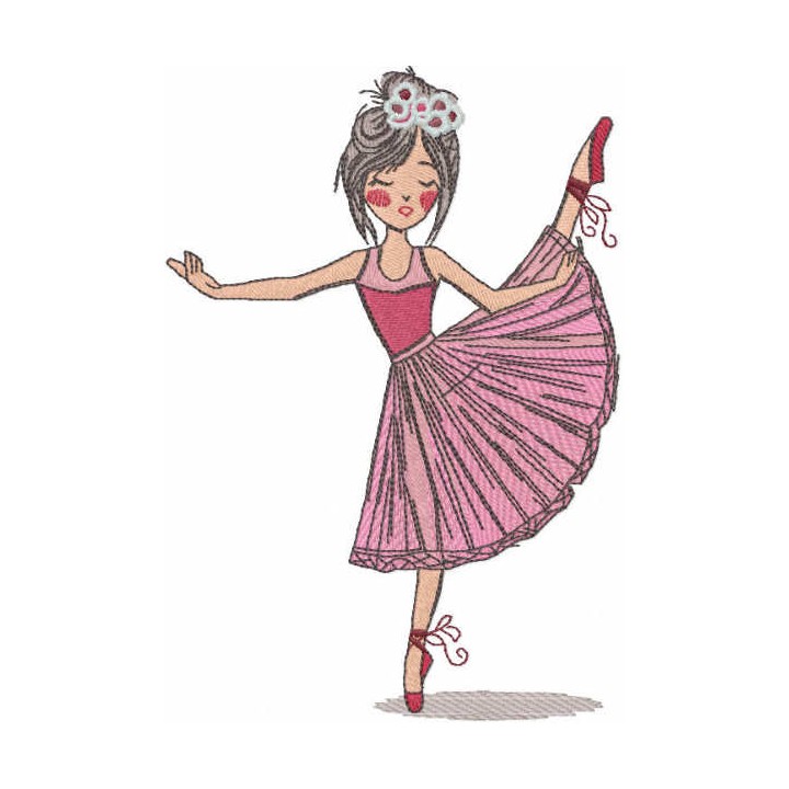 My soul is ballet embroidery design - Embroidery Design