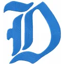 Duke D Logo Stitching Pattern for Fans