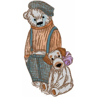 My old toys embroidery design - Embroidery Design