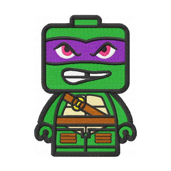 Chibi Don embroidery design - Embroidery Design