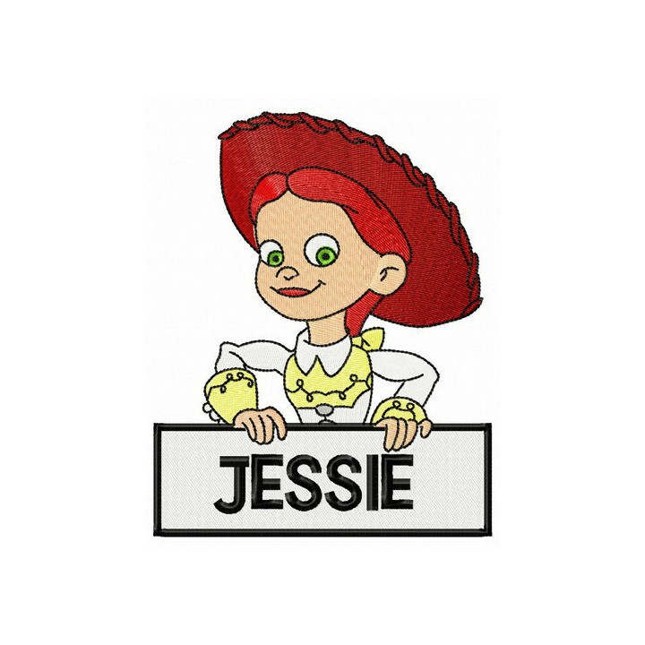 Hello, I'm Jessie embroidery design - Embroidery Design