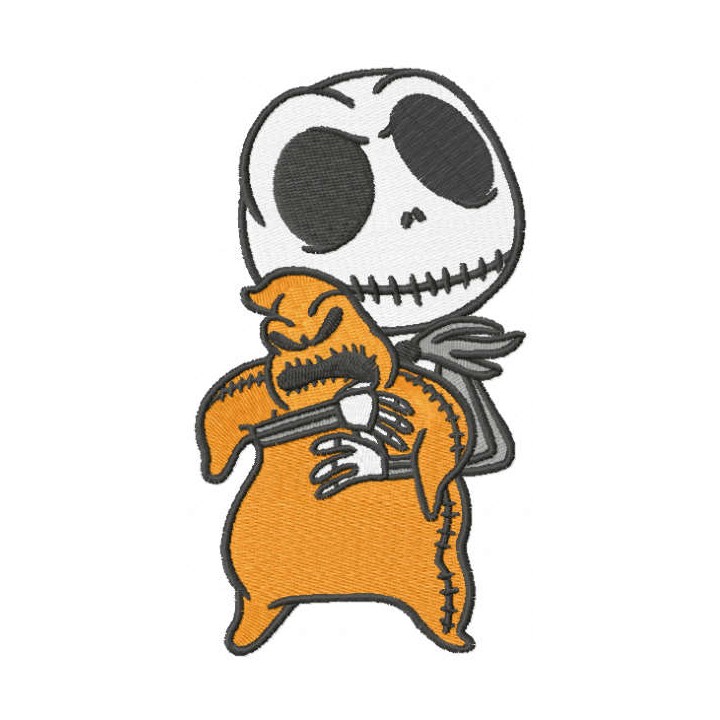 Jack lock shock barrel embroidery design - Embroidery Design