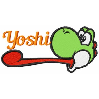 Cute Yoshi embroidery design - Embroidery Design