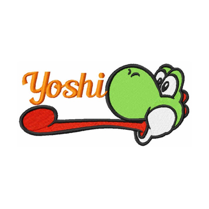 Cute Yoshi embroidery design - Embroidery Design