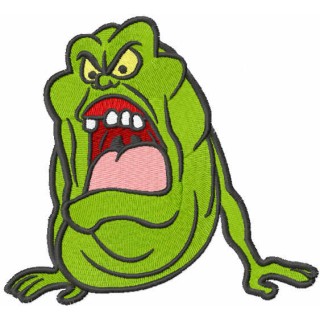Green Ghostbuster embroidery design - Embroidery Design
