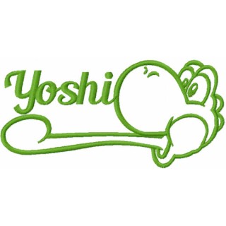 Funny Yoshi embroidery design - Embroidery Design