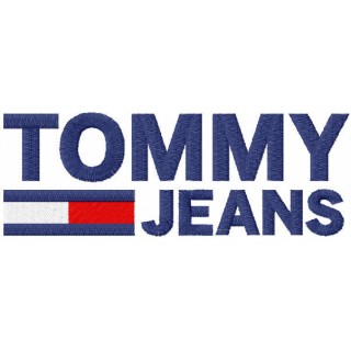 Tommy jeans logo embroidery design - Embroidery Design