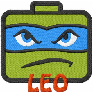 Leo tmnt embroidery design - Embroidery Design