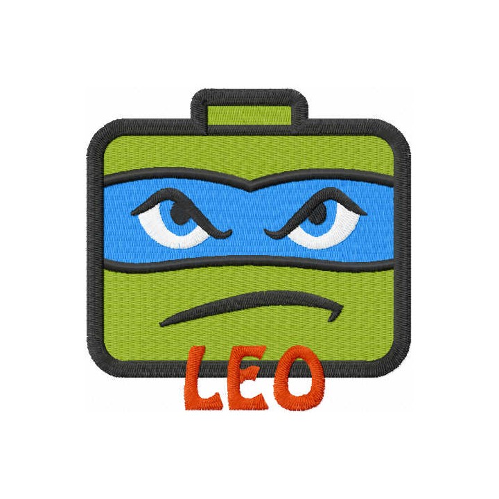 Leo tmnt embroidery design - Embroidery Design