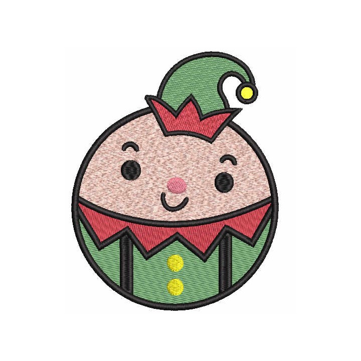 Ball buffoon embroidery design - Embroidery Design