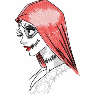Sally sketch embroidery design - Embroidery Design