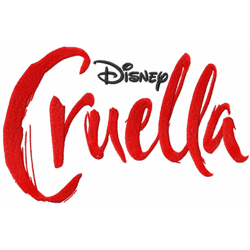 Cruella Logo Stitching Pattern | Fashion-Forward Design