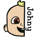 Johny Baby Stitching Pattern | Cocomelon Design