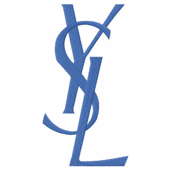 Yves Saint Laurent Logo embroidery design - Embroidery Design