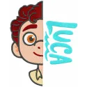 Luca hero embroidery design - Embroidery Design