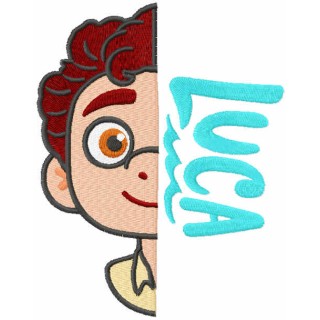 Luca hero embroidery design - Embroidery Design